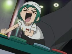  animated animated female green_hair kasugano_midori midori_no_hibi open_mouth solo 