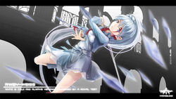  blood blue_eyes character_name commentary_request copyright_name dress english_text female grey_hair highres holding holding_sword holding_weapon left-handed letterboxed long_hair myrtenaster photoshop_(medium) ponytail rapier rwby solo sword thtc12345_(artist) very_long_hair weapon weiss_schnee 