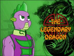  4:3 angry anthro dragon friendship_is_magic green_background green_eyes half-length_portrait hasbro legendary_dragon male mature_male muscular muscular_male my_little_pony mythological_creature mythological_scalie mythology portrait purple_body purple_scales scales scalie simple_background solo spike-love spike_(mlp) warrior 