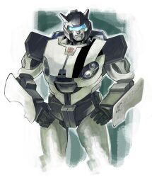  1980s_(style) ai-eye autobot commentary_request jazz_(transformers) mecha no_humans retro_artstyle robot science_fiction the_transformers_(idw) transformers 