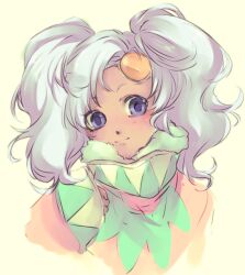  bad_id bad_pixiv_id blush dark-skinned_female dark_skin female looking_at_viewer meredy_(tales) portrait purple_eyes purple_hair shiro_(reptil) simple_background smile solo tales_of_(series) tales_of_eternia 