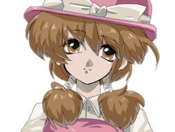  bad_id bad_pixiv_id brown_eyes brown_hair daburyu female flute_(violinist_of_hameln) hat smile solo twintails violinist_of_hameln 