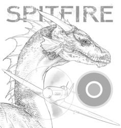  aircraft airplane black_line_art book bust_portrait circle digital_drawing_(artwork) digital_media_(artwork) dragon ear_frill feral fiction frill_(anatomy) frill_ridge greyscale hi_res history horn line_art markings monika_arnott monochrome mythological_creature mythological_scalie mythology portrait royal_air_force scale_markings scales scalie solo supermarine_spitfire vehicle 