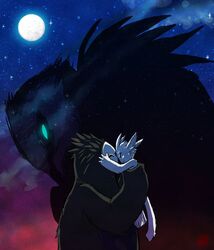  2015 better_version_at_source blind blue_eyes disability emotional fog forest kuro_(disambiguation) moon naru night ori_(ori) ori_(series) plant rennyrensaur tree 