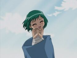  animated animated female green_hair kasugano_midori midori_no_hibi minigirl open_mouth short_hair 