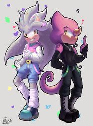  absurd_res archie_comics chameleon clothed clothing duo espio_the_chameleon eulipotyphlan gender_symbol gesture hand_gesture heart_symbol hedgehog hi_res lizard love male male/male male_symbol mammal middle_finger plantigrade polarisart reptile scalie sega silver_the_hedgehog smile sonic_the_hedgehog_(archie) sonic_the_hedgehog_(comics) sonic_the_hedgehog_(series) symbol 