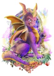  absurd_res activision alpha_channel ambiguous_gender arthropod claws dragon duo feral flying gem grass hi_res horn insects lovelover mythological_creature mythological_scalie mythology plant portal rock scalie simple_background smile sparx spyro spyro_the_dragon transparent_background wings 