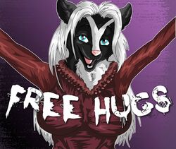  alternative_fashion anthro clothing digital_media_(artwork) faelis female goth half-length_portrait mammal mephitid portrait skunk solo twillight_(twillightskunk) 