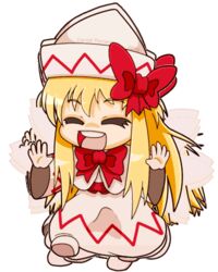  ^_^ animated animated bad_google+_id bad_id bad_link blonde_hair bow capelet closed_eyes daniel_renard dress eyebrows fairy fairy_wings female hat lily_white long_hair long_sleeves looping_animation lowres open_mouth outstretched_arms red_bow round_teeth running shoes solo teeth touhou very_long_hair white_dress wide_sleeves wings 