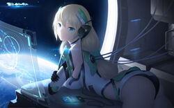  angela_balzac ass bodysuit cangkong headphones rakuen_tsuihou wallpaper 