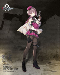  artist_request bad_link belt beret black_belt black_footwear black_necktie boots braid breasts brown_eyes brown_gloves brown_hair brown_pantyhose cape character_name closed_mouth colored_shoe_soles copyright_name crop_top female fingerless_gloves full_body girls&#039;_frontline gloves grey_shirt gun handgun hat highres holding holding_gun holding_weapon holstered light_blush looking_at_viewer medium_breasts miniskirt navel necktie official_art pantyhose promotional_art purple_cape purple_skirt shirt short_hair simple_background skirt solo standing type_92_(girls&#039;_frontline) type_92_(handgun) type_92_(mod3)_(girls&#039;_frontline) weapon 