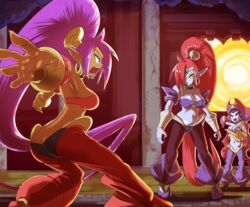  ass no_bra pirate pointy_ears risky_boots ruru_(artist) see_through shantae shantae_(character) 