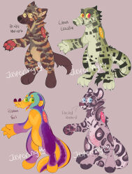  2020 ambiguous_gender anthro belly_nipples black_claws black_nose black_text blue_body blue_eyes blue_scales brindle_coat brown_body brown_fur canid canine canis claws clouded_leopard cross_section cuban_crocodile digital_drawing_(artwork) digital_media_(artwork) digitigrade domestic_dog english_text featureless_crotch felid finger_claws flat_colors full-length_portrait fur green_body green_eyes green_scales grey_background grey_body grey_fur grey_inner_ear handpaw handwritten_text herding_dog heterochromia hi_res hindpaw inner_ear_fluff jaspering leopard_spots malinois_dog mammal mottled mottled_nose mottled_pawpads multiple_images nipples open_mouth open_smile orange_eyes outline pantherine pastoral_dog pawpads paws pink_eyes pink_nipples pink_tongue portrait purple_body purple_scales red_pawpads ribbon_eel scales sheepdog signature simple_background smile snout solo spots tail tan_inner_ear tan_inner_ear_fluff teeth text toe_claws tongue tuft whisker_spots whiskers white_outline yellow_body yellow_eyes yellow_scales yellow_sclera 