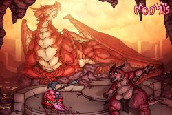  3:2 animal_humanoid ass belly big_belly big_breasts big_butt breasts cake dessert detailed_background draconic dragon dragon_humanoid expansion expansion_sequence female food hi_res huge_belly huge_breasts huge_butt humanoid hyper hyper_belly hyper_breasts hyper_butt immobile immobilization male mobidly_obese monster moomis morbidly_obese morbidly_obese_female multiple_scenes mythological_creature mythological_scalie mythology obese obese_female overweight overweight_female scalie sequence thick_thighs weight_gain wide_hips 