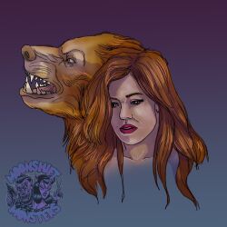  anthro before_and_after brown_body brown_fur canid canine female fur hair hi_res human logo long_hair mammal mary_(wolf_like_me) moonshiftmnstrs mythological_canine mythological_creature mythology open_mouth sharp_teeth simple_background solo teeth tongue transformation were werecanid werecanine werewolf wolf_like_me 