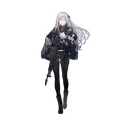  ak-12 ak-12_(girls&#039;_frontline) ankle_boots assault_rifle bag belt black_footwear black_gloves black_jacket black_pants boots braid breasts closed_eyes closed_mouth collar duoyuanjun facing_viewer female french_braid full_body girls&#039;_frontline gloves gun jacket jacket_on_shoulders kalashnikov_rifle long_hair long_sleeves medium_breasts official_art open_clothes open_jacket pale_skin pants rifle shadow simple_background smile solo straight_hair tachi-e third-party_source transparent_background underbust walking weapon white_hair 