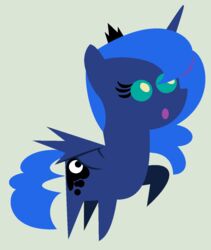  2014 alicorn better_version_at_source blue_body blue_feathers equid equine evilfrenzy feathered_wings feathers female feral friendship_is_magic hasbro hi_res horn mammal my_little_pony mythological_creature mythological_equine mythology princess_luna_(mlp) solo wings 