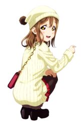  heels kunikida_hanamaru love_live!_sunshine!! murota_yuuhei pantyhose sweater transparent_png 