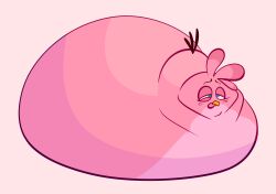  2022 angry_birds avian beak belly big_belly bird black_eyebrows black_tail blue_eyes blush blush_lines colored colored_line_art digital_drawing_(artwork) digital_media_(artwork) double_chin english_description eyebrows eyelashes feathers female female_feral feral hi_res huge_belly hyper hyper_belly light lighting limbless morbidly_obese morbidly_obese_female morbidly_obese_feral multicolored_body multicolored_feathers narrowed_eyes no_pupils obese obese_female obese_feral octoguy orange_beak overweight overweight_female overweight_feral pink_body pink_feathers pink_tongue red_eyelashes red_line_art rovio_entertainment sega shaded simple_background solo squint stella_(angry_birds) tail tail_feathers tongue tongue_out two_tone_body two_tone_feathers white_background 