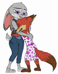  3_toes 4_fingers anthro anthro_on_anthro better_version_at_source bodily_fluids canid canine clothed clothing comforting crying dipstick_ears disney duo ear_markings ears_down fan_character feet female female/female fingers fox fur gloves_(marking) hi_res interspecies judy_hopps lagomorph larger_anthro leporid luna_wilde_(crewefox) mammal markings multicolored_ears multicolored_tail otakurec37 pivoted_ears predator/prey purple_eyes rabbit red_body red_fox red_fur size_difference smaller_anthro stepdaughter_(lore) stepmother_(lore) stepparent_(lore) tail tears toes true_fox ziegelzeig zootopia 