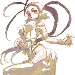  female hip_vent ibuki ibuki_(street_fighter) long_hair looking_at_viewer solo street_fighter torimeiro 