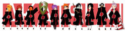  akatsuki akatsuki_(naruto) chibi deidara hidan hoshigaki_kisame kakuzu konan naruto naruto_shippuuden pain_(naruto) pein ruruxxx samehada_(sword) sasori sword tobi uchiha_itachi weapon zetsu 