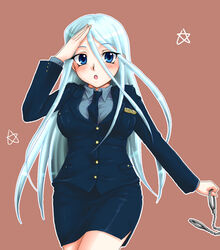  blue_eyes kisara uniform white_hair yu-gi-oh! yuu-gi-ou_duel_monsters 