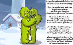  2025 5_fingers absurd_res after_transformation barefoot black_text breasts canon_couple cartoon_network christmas connie_maheswaran crossover digital_drawing_(artwork) digital_media_(artwork) dr._seuss english_description english_text evil_grin featureless_breasts featureless_crotch featureless_feet feet female fingers full-length_portrait fur gojiro7 green_body green_eyes green_fur green_hair green_tongue grinch hair hi_res holidays hug hugging_another humanoid long_hair male male/female monster monstrous_humanoid nude nude_female nude_humanoid nude_male open_mouth portrait rhyme screencap screencap_background shadow smile species_transformation steven_quartz_universe steven_universe story text third-party_edit tongue transformation yellow_sclera 