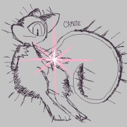  attacking_viewer camote feral generation_1_pokemon legendary_pokemon looking_at_viewer low_res mew_(pokemon) nintendo pokemon pokemon_(species) solo 