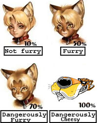 ambiguous_gender animal_humanoid anthro cat_humanoid chart cheetah cheetos chester_cheetah collar collar_ring collar_tag dangerously_cheesy dangerously_furry_(meme) domestic_cat felid felid_humanoid feline feline_humanoid felis frito-lay group human humanoid informative low_res male mammal mammal_humanoid mascot meme po-ju red_collar third-party_edit yellow_eyes