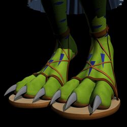  1:1 2020 3_toes 3d_(artwork) anthro black_background black_striped_body brown_clothing brown_footwear brown_sandals claws clothing digital_media_(artwork) digitigrade dragon fan_character feet female foot_focus footwear green_body green_feet green_scales hi_res marilyn_(wuffeet) mythological_creature mythological_scalie mythology sandals scales scalie simple_background solo toe_claws toes white_claws wuffeet 