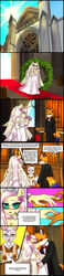  absurd_res anthro bride caliluminos canid canine doctor english_text equid equine female fluttershy_(mlp) fox friendship_is_magic hasbro hi_res horse james_(disambiguation) long_image love male mammal my_little_pony mythological_creature mythological_equine mythology pegasus pony romantic tall_image text wedding wife wings 