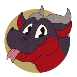  1:1 alpha_channel anthro dragon grey_horn headshot_portrait horn male may825 multicolored_body mythological_creature mythological_scalie mythology pink_tongue portrait scalie solo tongue tongue_out toony 