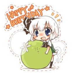  bad_id bad_twitter_id birthday blue_eyes blush chibi female hairband konpaku_youmu konpaku_youmu_(ghost) lowres meme open_mouth quality_cabbage_(meme) rebecca_(keinelove) ribbon short_hair smile touhou white_hair 