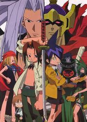  amidamaru asakura_yoh bason kyouyama_anna lee_bailong oyamada_manta shaman_king tao_jun tao_ren 