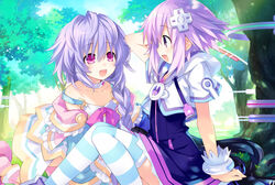  choujigen_game_neptune hyperdimension neptune plutia tagme 