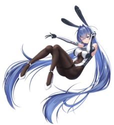  :3 absurdly_long_hair alternate_costume animal_ears ass azur_lane bare_shoulders blue_eyes blue_hair bodystocking bodysuit breasts covered_navel elbow_gloves fake_animal_ears female full_body gloves hair_between_eyes hair_intakes high_heels highres impossible_bodysuit impossible_clothes large_breasts leotard levy_(comradlevy) long_hair looking_at_viewer new_jersey_(azur_lane) one_eye_closed pantyhose rabbit_ears race_queen simple_background skin_tight smile solo thighband_pantyhose transparent_background underboob v very_long_hair white_footwear white_gloves white_leotard 