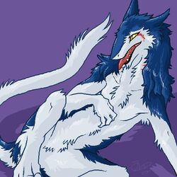  1:1 blood_warpaint cappuccino digital_media_(artwork) female mammal nude oekaki rain_silves sergal solo 