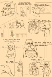  anthro breasts clothed clothing comic english_text female frisk frisky_(under(her)tail) male mirror text thewill toriel tutori_(under(her)tail) under(her)tail undertale undertale_fanfiction 