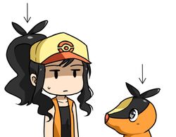  baseball_cap black_eyes black_hair bwhite_(pokemon) female_protagonist_(pokemon_b&amp;w) hat lowres pokabu pokemon pokemon_(game) pokemon_black_and_white pokemon_bw tepig touko_(pokemon) touko_(pokemon) 