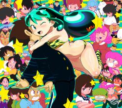  6+boys 6+girls angry animal_print arien-ahyaraxa ataru&#039;s_father ataru&#039;s_mother bad_id bad_pixiv_id benten_(urusei_yatsura) bikini bird black_hair blue_eyes blue_hair bob_cut boots brown_hair character_request cherry_(urusei_yatsura) copyright_name everyone eyeshadow fujinami_ryuunosuke gakuran ginger_(urusei_yatsura) green_hair horns hug japanese_clothes kitsune_(urusei_yatsura) kotatsu-neko kurama_(urusei_yatsura) lum makeup mendou_ryouko mendou_shuutarou miko miyake_shinobu mizunokouji&#039;s_mother mizunokouji_asuka mizunokouji_tobimaro moroboshi_ataru multiple_boys multiple_girls octopus oerba_yun_fang one_eye_closed onsen-mark oyuki_(urusei_yatsura) pepper_(urusei_yatsura) perm_(urusei_yatsura) pink_hair principal_(urusei_yatsura) ran_(urusei_yatsura) rei_(urusei_yatsura) ryuunosuke&#039;s_father sakura_(urusei_yatsura) school_uniform serafuku star_(symbol) sugar_(urusei_yatsura) swimsuit ten&#039;s_mother ten_(urusei_yatsura) tengu tiger_print urusei_yatsura 