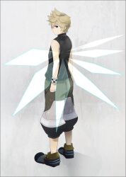  1boy bad_id bad_pixiv_id blonde_hair blue_eyes kingdom_hearts kingdom_hearts_birth_by_sleep male_focus sana423 solo turtleneck ventus_(kingdom_hearts) wristband 