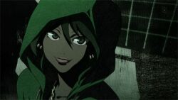  animated animated cap dark_skin lowres michiko_&amp;_hatchin michiko_to_hacchin michiko_to_hatchin screencap tongue tongue_out 