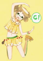  bad_id bad_pixiv_id c.c._lemon c.c._lemon_(character) female glasses mizutamako navel personification solo 