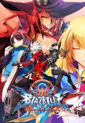  2boys 3girls arc_system_works blazblue blazblue:_central_fiction hibiki_kohaku kisaragi_jin konoe_a_mercury multiple_boys multiple_girls naoto_kurogane noel_vermillion official_art poster ragna_the_bloodedge 