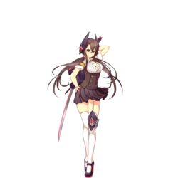  anchor_symbol armband artist_request breasts brown_eyes brown_hair cleavage corset female full_body garter_straps glasses hair_tie hand_on_own_hip headgear high_heels holding holding_sword holding_weapon katana knee_pads legs long_hair looking_at_viewer looking_over_eyewear low_twintails mary_janes medium_breasts miniskirt official_art open_clothes open_shirt over-rim_eyewear over_shoulder parted_lips red-framed_eyewear rigging semi-rimless_eyewear shirt shoes single_garter_strap single_knee_pad skirt solo sword sword_over_shoulder tatsuta_(warship_girls_r) thighhighs thighs transparent_background twintails unbuttoned unbuttoned_shirt very_long_hair warship_girls_r weapon weapon_over_shoulder white_shirt white_thighhighs 