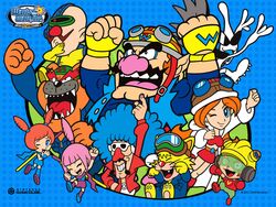  6+boys 9-volt ana ana_(warioware) doctor_crygor dribble jimmy_t kat kat_(warioware) mona mona_(warioware) multiple_boys multiple_girls nintendo orange_hair orbulon spitz super_mario_bros. wario warioware 