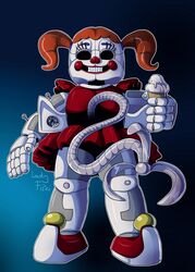  2017 absurd_res android animatronic circus_baby_(fnaf) dessert digital_media_(artwork) fiszi five_nights_at_freddy&#039;s food hi_res humanoid ice_cream machine mammal nightmare_fuel not_furry robot robot_humanoid scottgames sister_location solo 