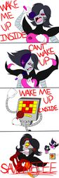  2016 4_edge_5_me absurd_res alternate_universe clothed clothing digital_media_(artwork) edge_lord english_text fan_character femboy gaiki hair hi_res humanoid humor long_hair machine male maximum_edge mettaton mettaton_(underfell) mettaton_ex mettaton_ex_(underfell) mettaton_neo not_furry open_mouth robot sharp_teeth simple_background teeth text tongue underfell undertale undertale_(series) white_background 