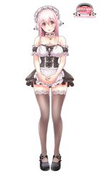  breasts headphones mag_kan maid nipples sonico super_sonico v-mag 